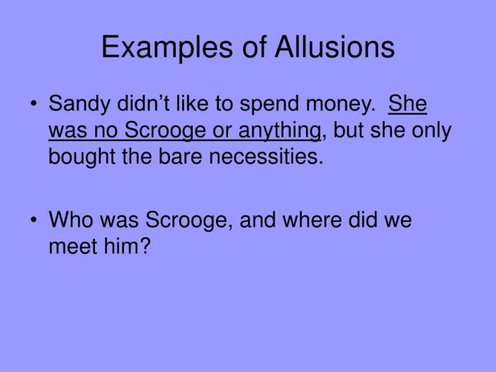 Allusions in a christmas carol